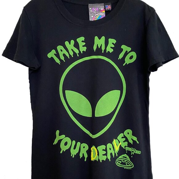 Authentic NewBreed Girl Alien T Shirt: Brand New from 2013 - Picture 1 of 2